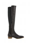 Ziegen-Nappaleder-Stretch-Stiefel braun