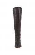 Ziegen-Nappaleder-Stretch-Stiefel braun